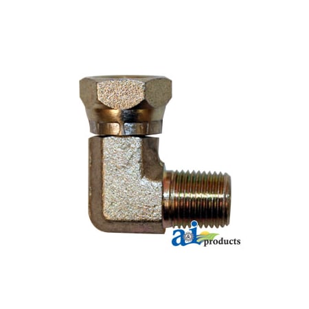 A & I Products 90 Degree Female NPT Swivel X Male NPT Adapter 3.75 x4 x2 A-43B15